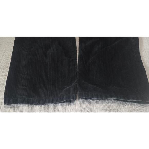 Faconnable Jeans Men's 34R Corduroy Pants Dark Gray Distressed Cotton French - Picture 14 of 15